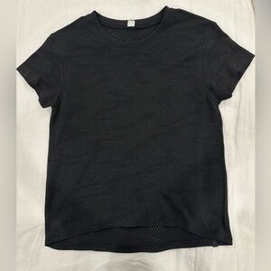 lululemon perforated workout tee